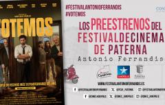 Clara Lago, Raúl Fernández de Pablo y Santiago Requejo presenta en el Festival de Cine de Paterna “Votemos”