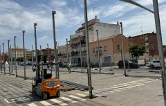 Paterna se prepara para revivir su pasión por el fuego de sus Fiestas Mayores con el inicio del montaje del cohetódromo