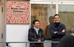 Paterna homenatja la reconeguda artista Milagro Ferrer posant el seu nom a l'antiga seu del Centre Musical Paternense