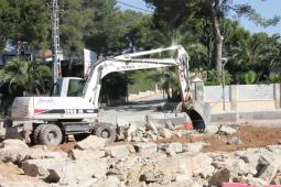 Imagen de obras antiguas en la Canyada