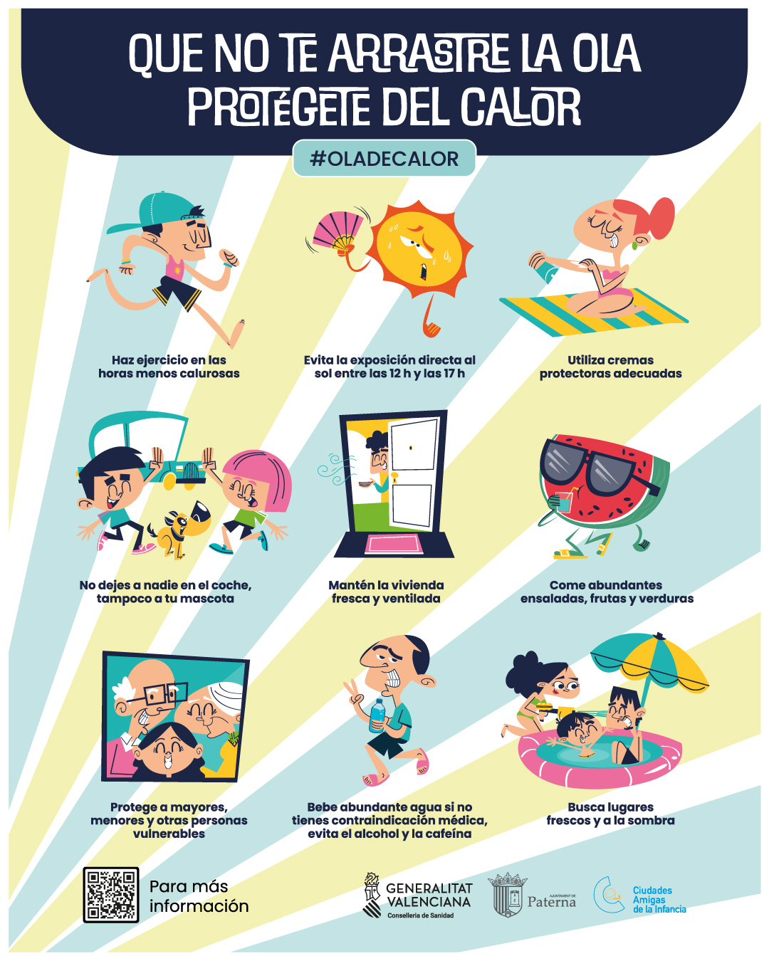 Que no te arrastre la Ola de calor